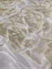Vải Tơ Silk Hoa Vàng