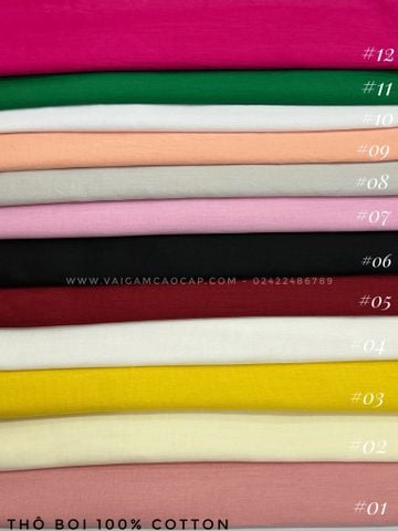  Thô Boi 100% Cotton 