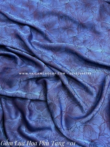  Gấm lụa hoa phù tang 