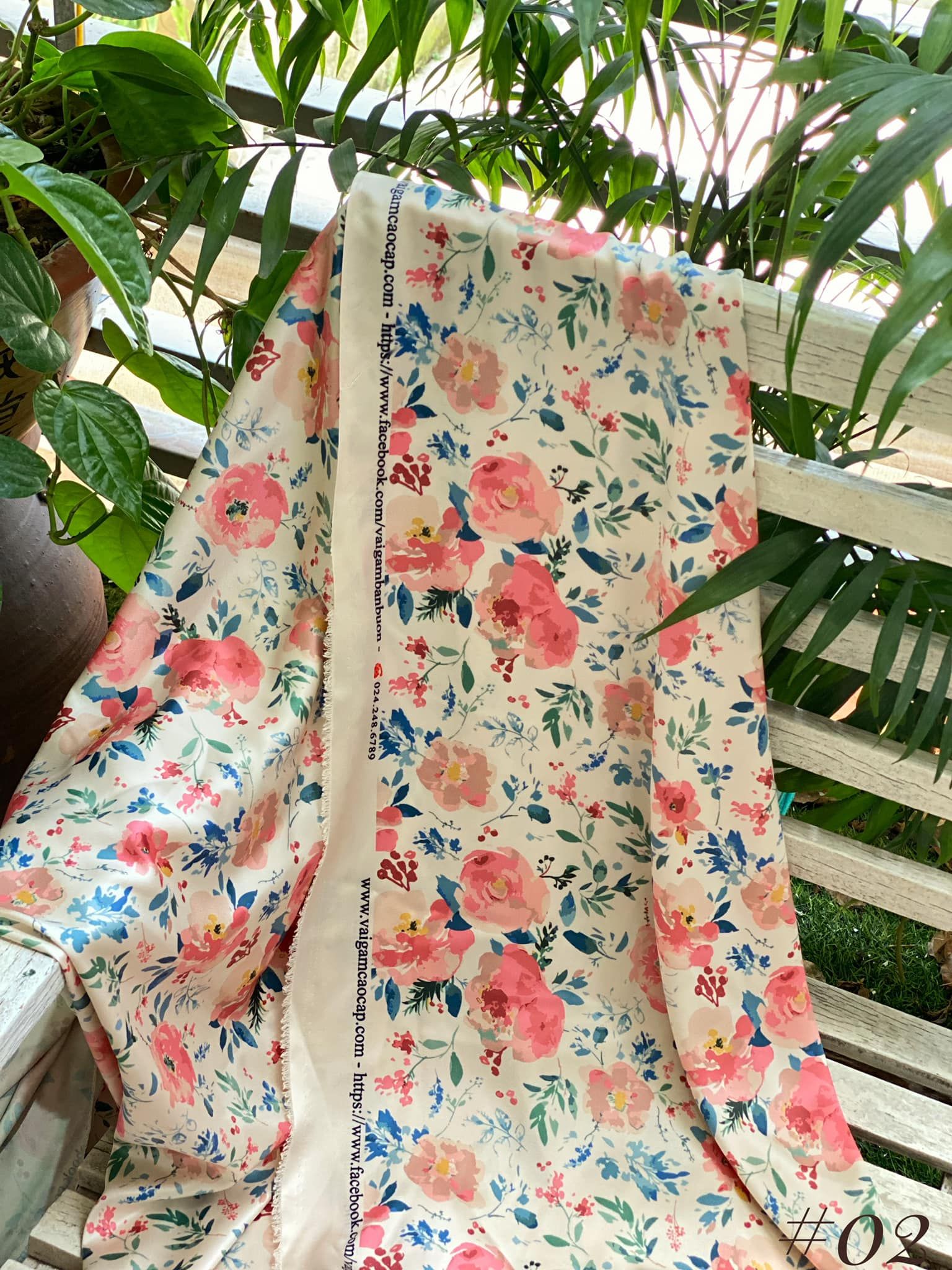 LỤA TẰM HÀN IN HỌA TIẾT MADE BY VGCC