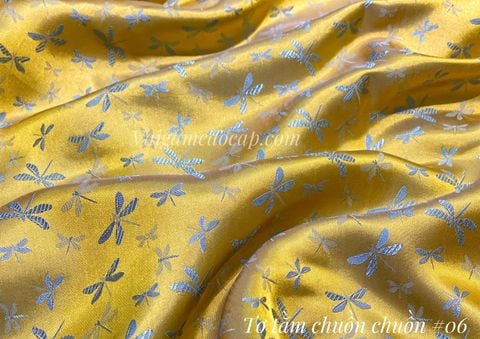  Lụa tơ tằm Việt Nam - Chuồn chuồn 