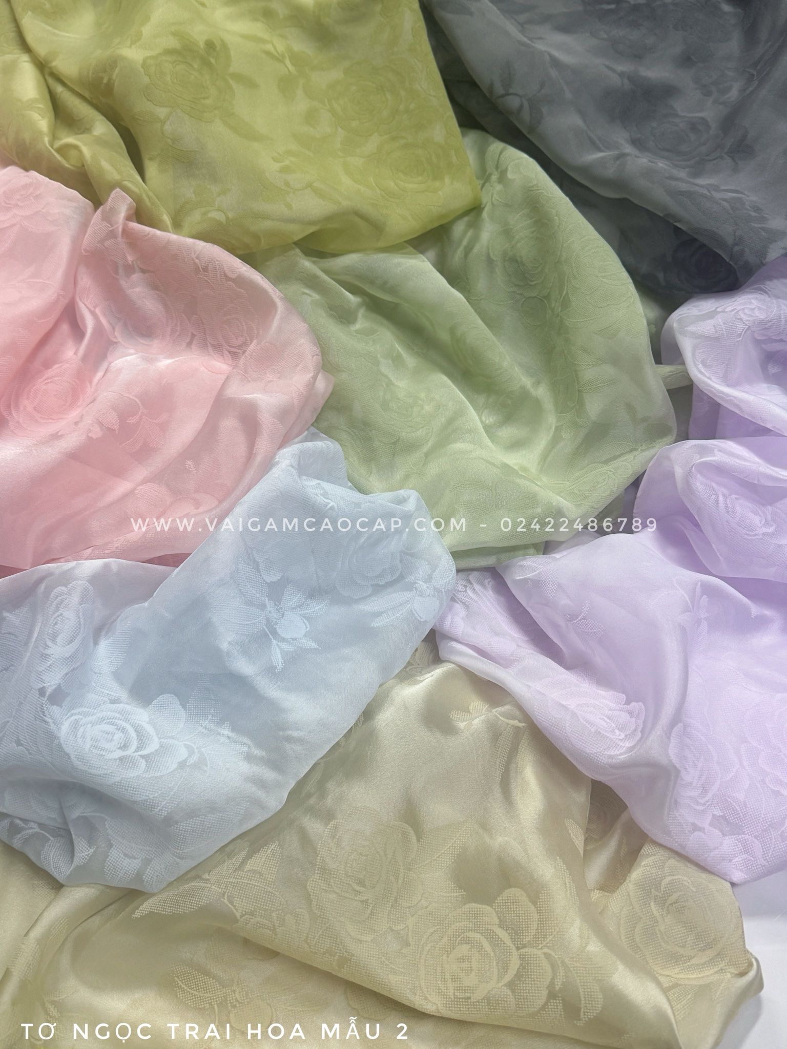 Tơ Ngọc Trai Hoa Mẫu 2 - Hoa hồng