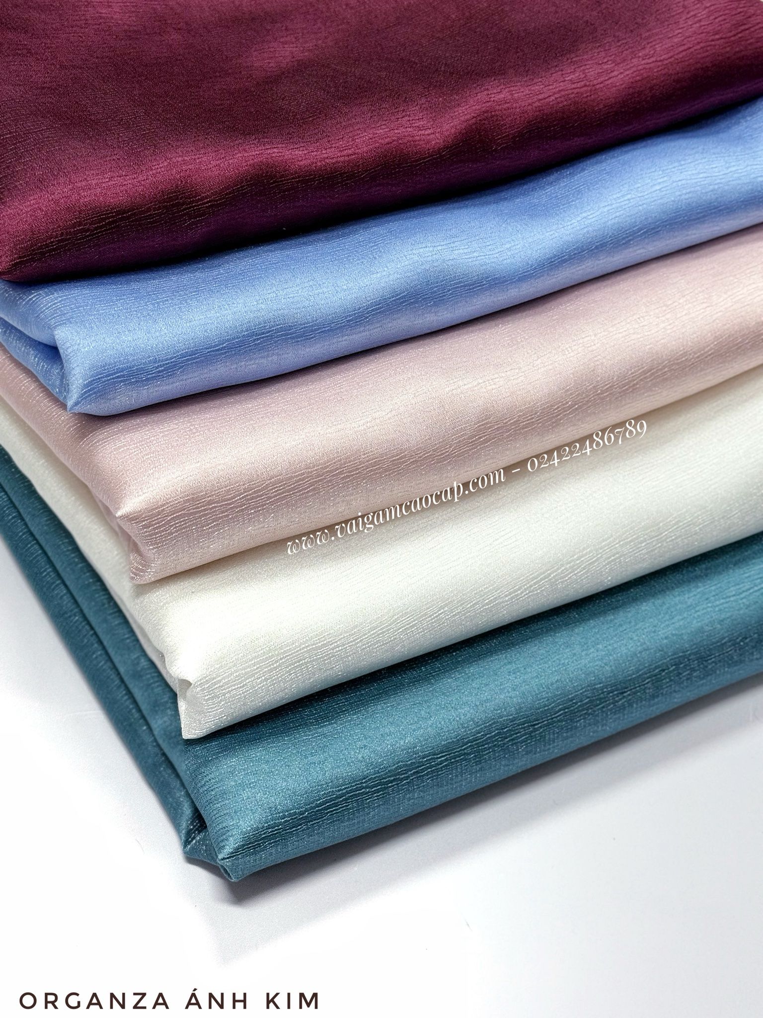 Vải Organza Ánh Kim