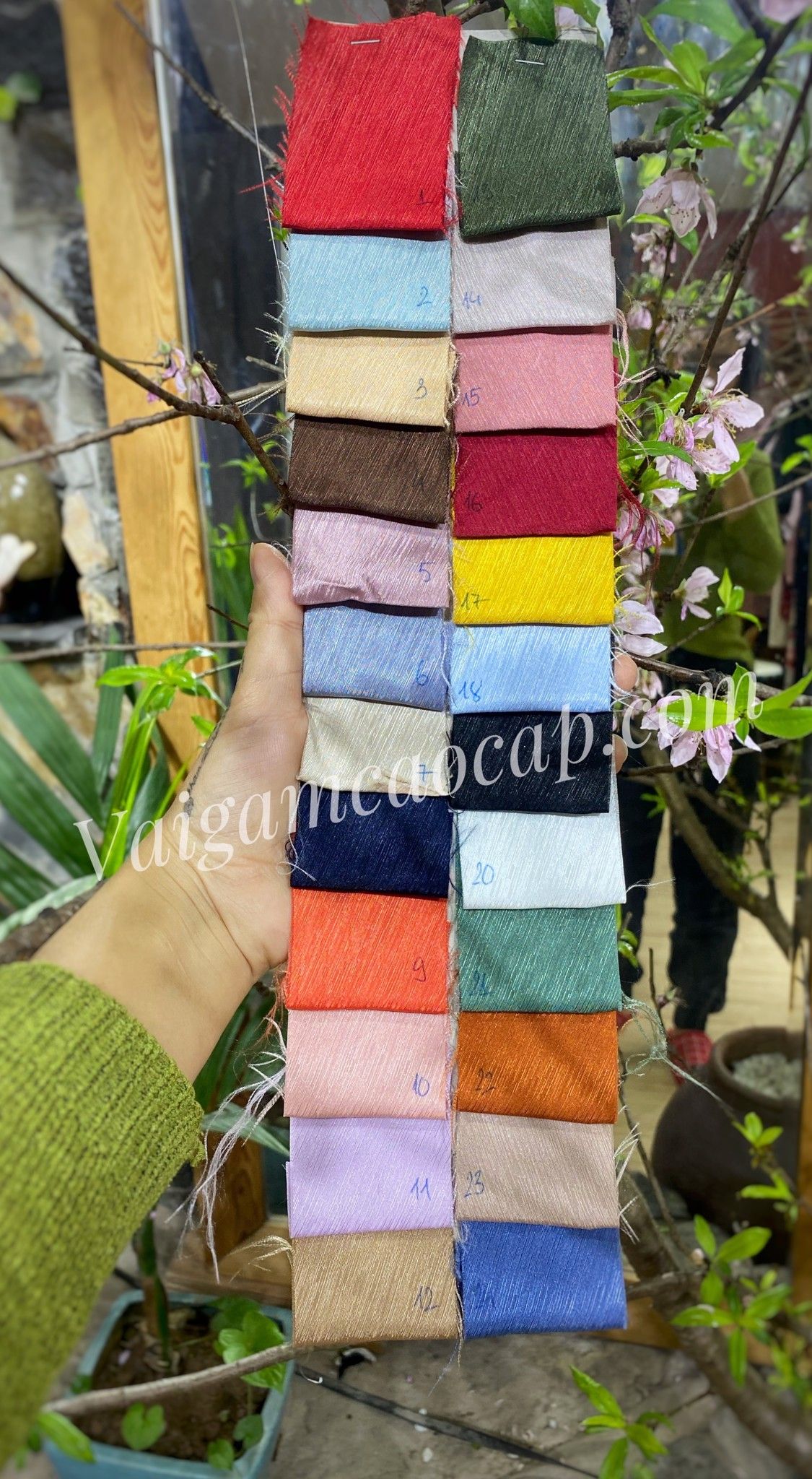 Lụa vân gỗ