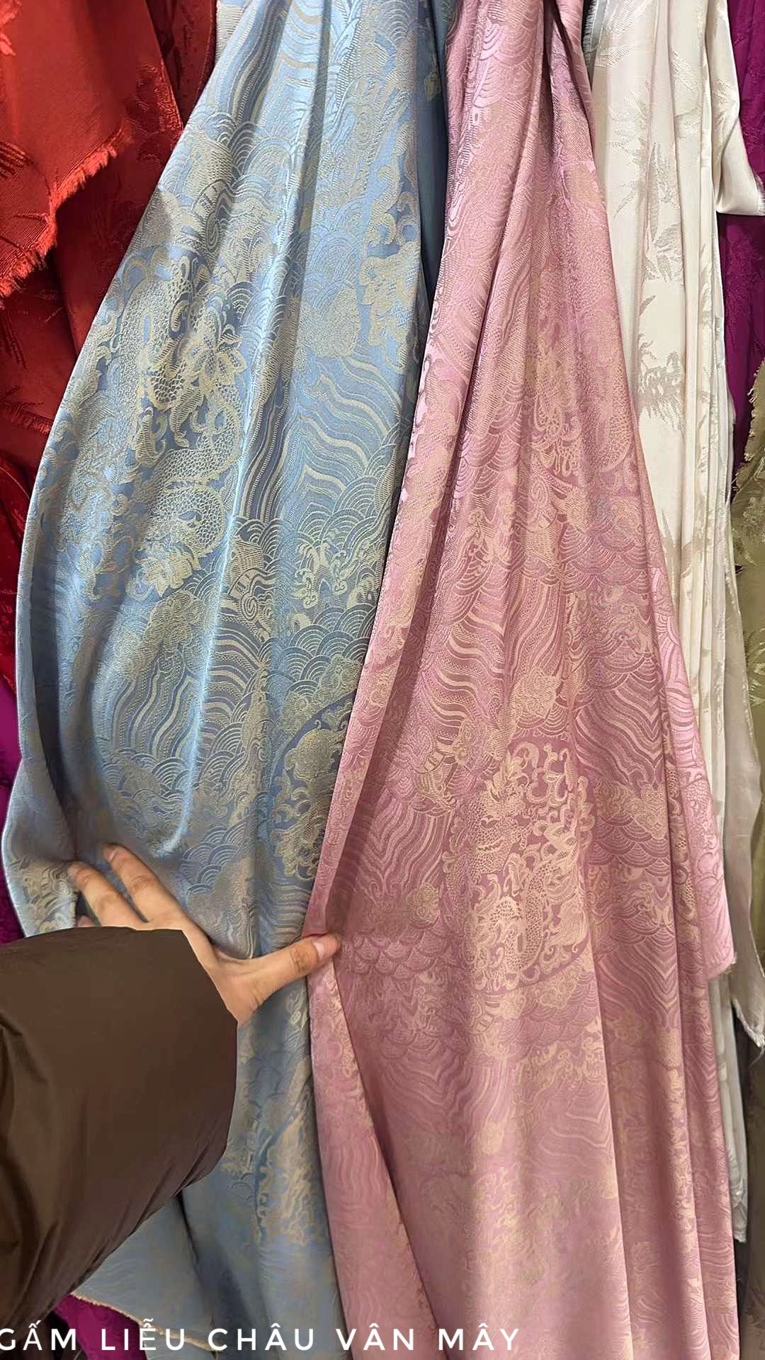Gấm Liễu Châu Vân Mây