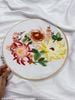 Vải Linen Thêu Tay