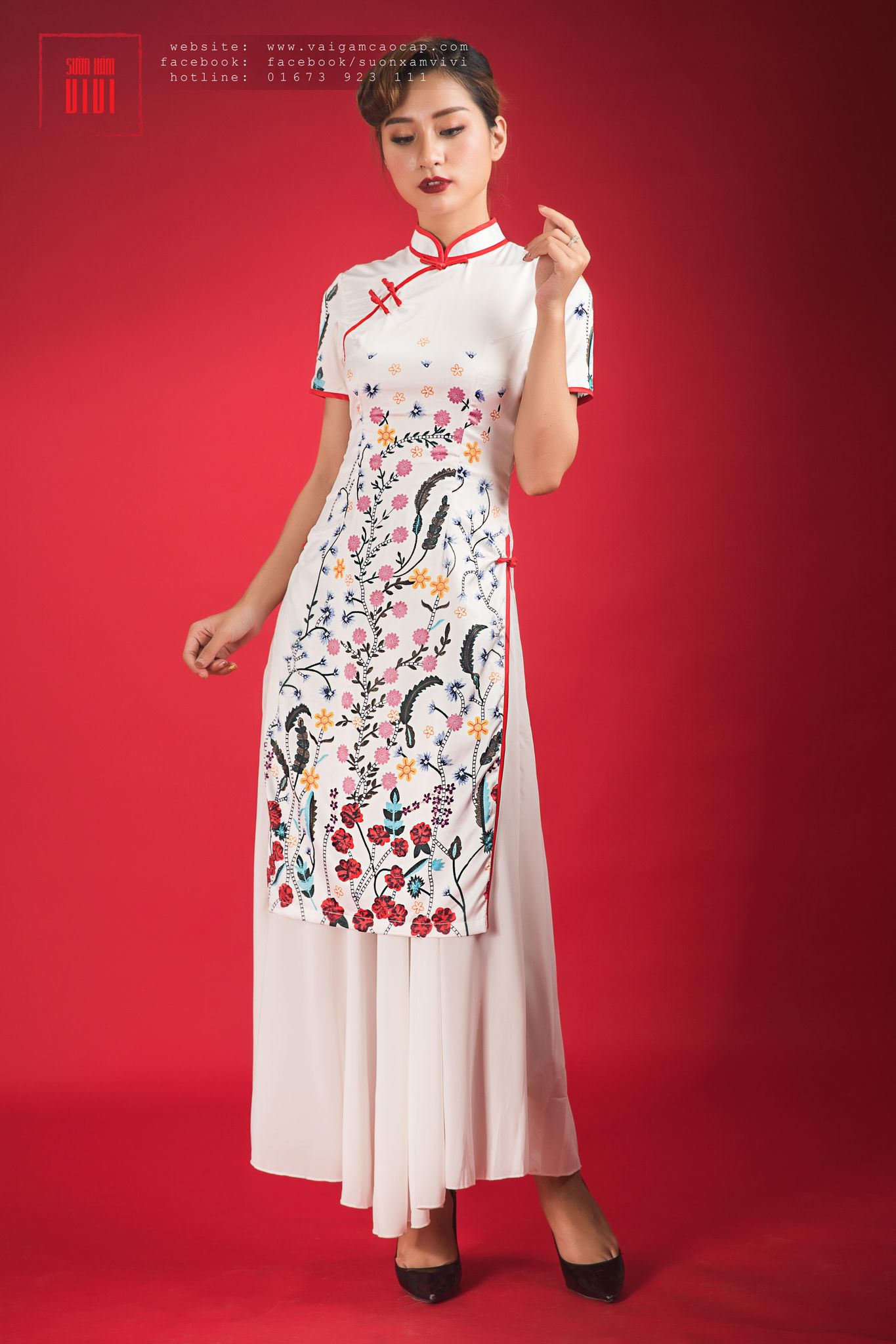 Sườn Xám Váy SXV1008