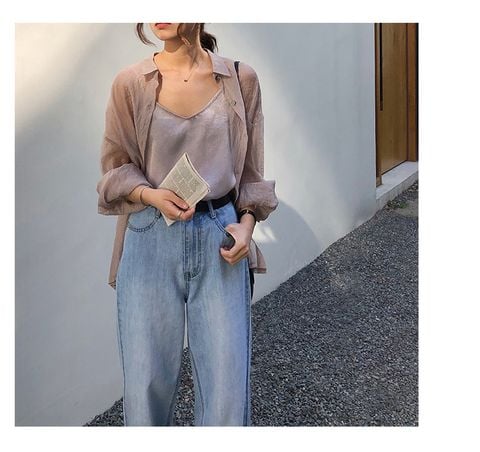  Áo 2 dây lụa nhung HẾT 
