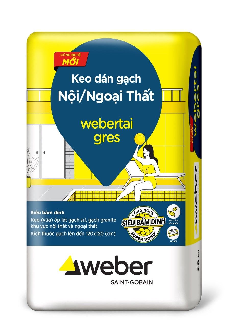 Keo Dán Gạch Weber Tai Gres