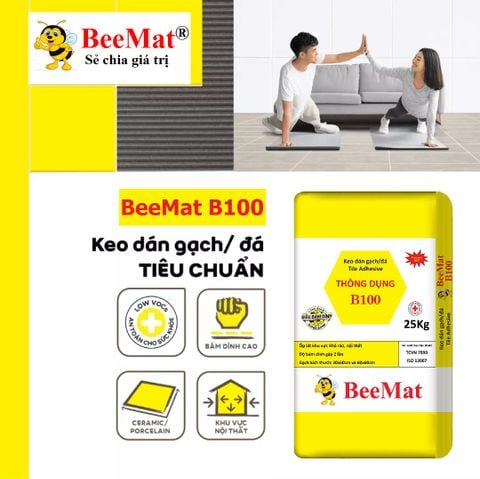  Keo Dán Gạch BeeMat Thông Dụng B100 