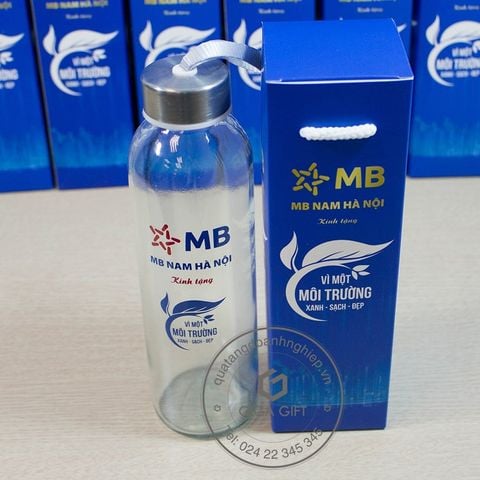 Bình nước thủy tinh MB bank  - GBNTT 43