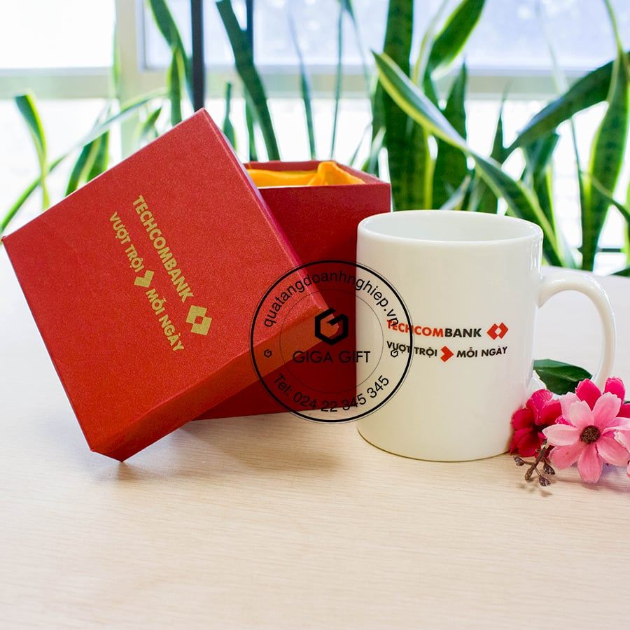 Cốc sứ Techcombank - GCS 27
