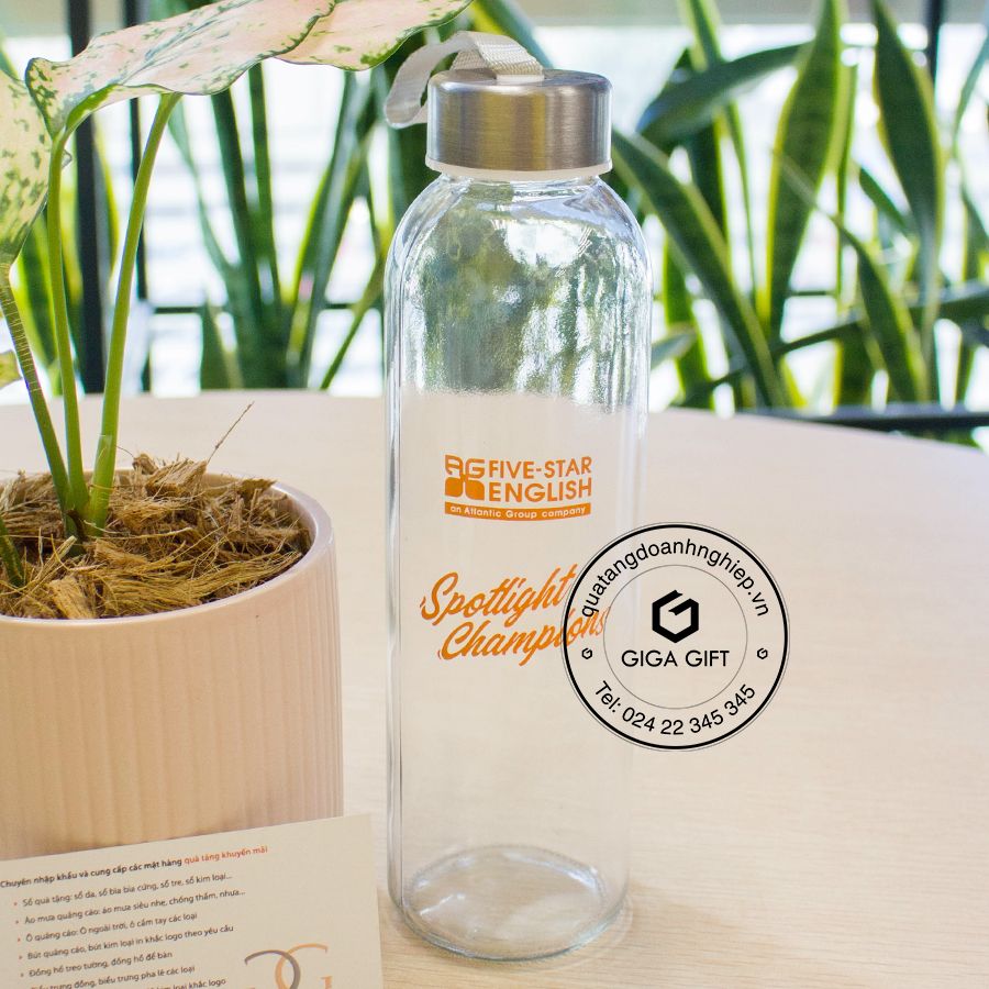 Bình nước thủy tinh Atlantic Five Star English - GBN 41