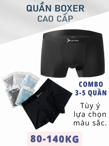 Combo Sịp Boxer Thun Lạnh Big Size Nam