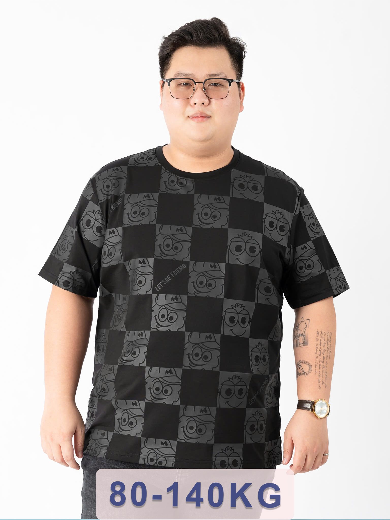 Áo Thun Họa Tiết Caro big size nam