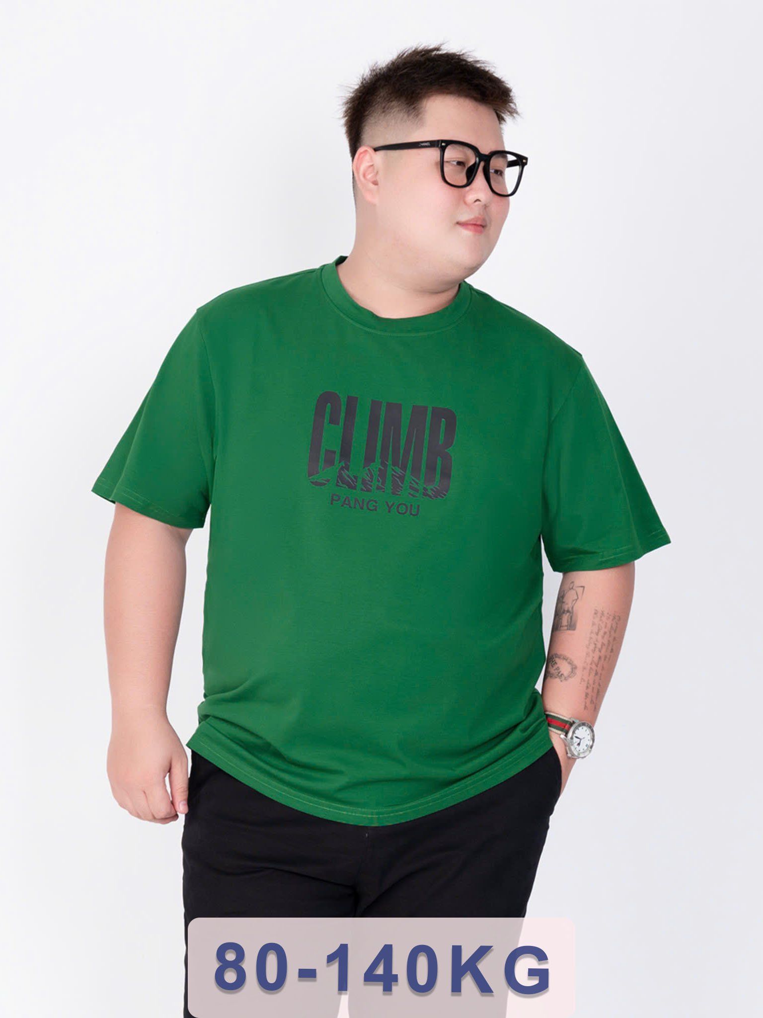 Áo Thun Xanh Big Size Nam