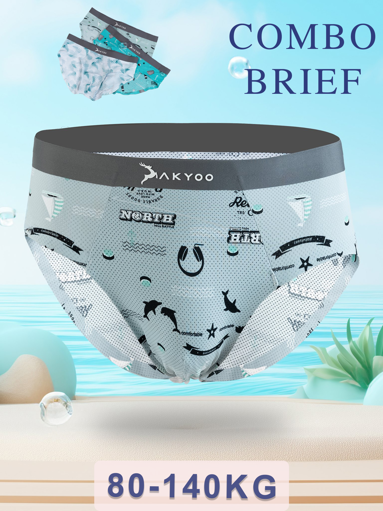 Quần Sịp Tam Giác Thun Lạnh big size nam