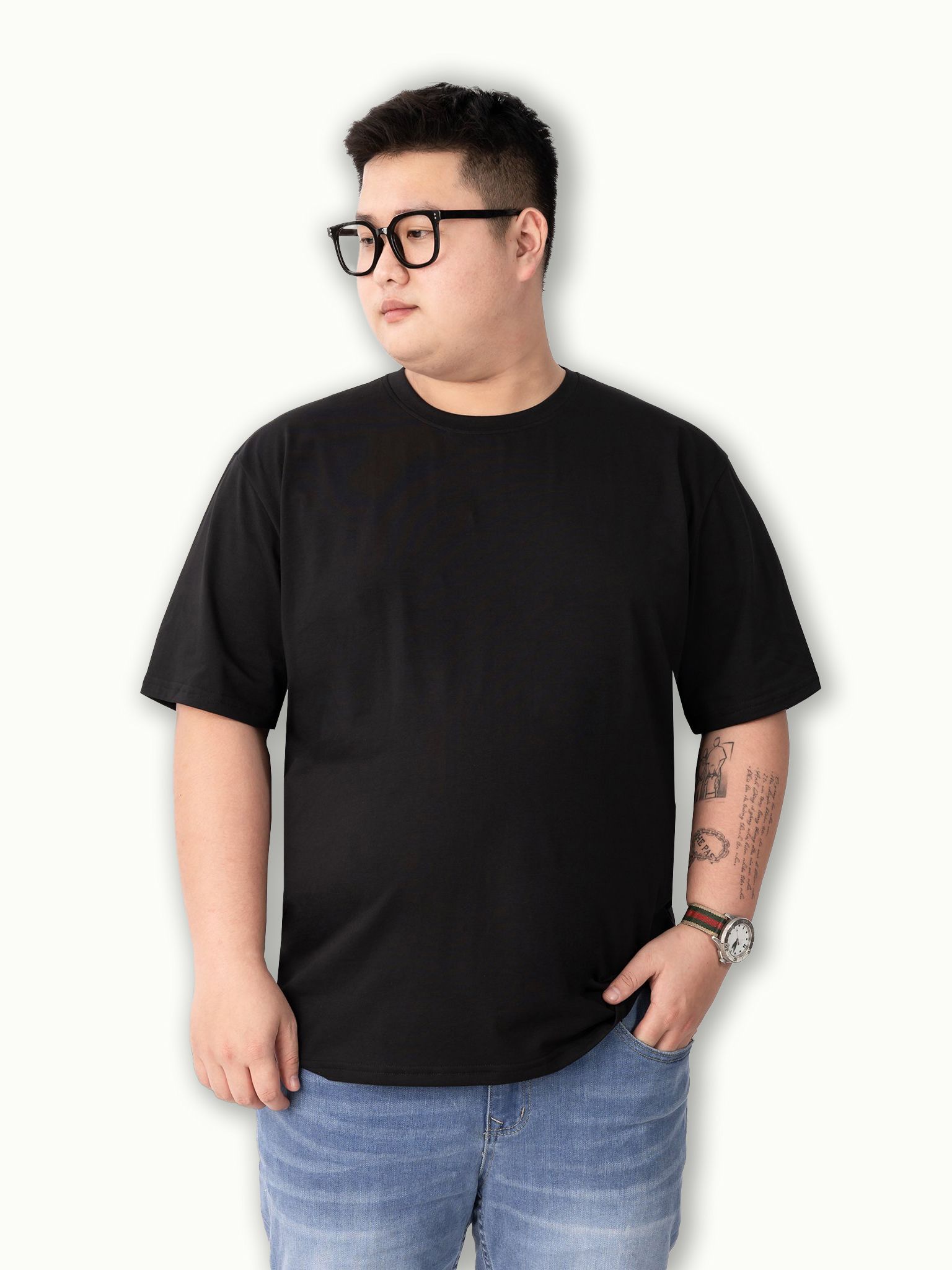 Áo Thun Trơn Basic Big Size Nam