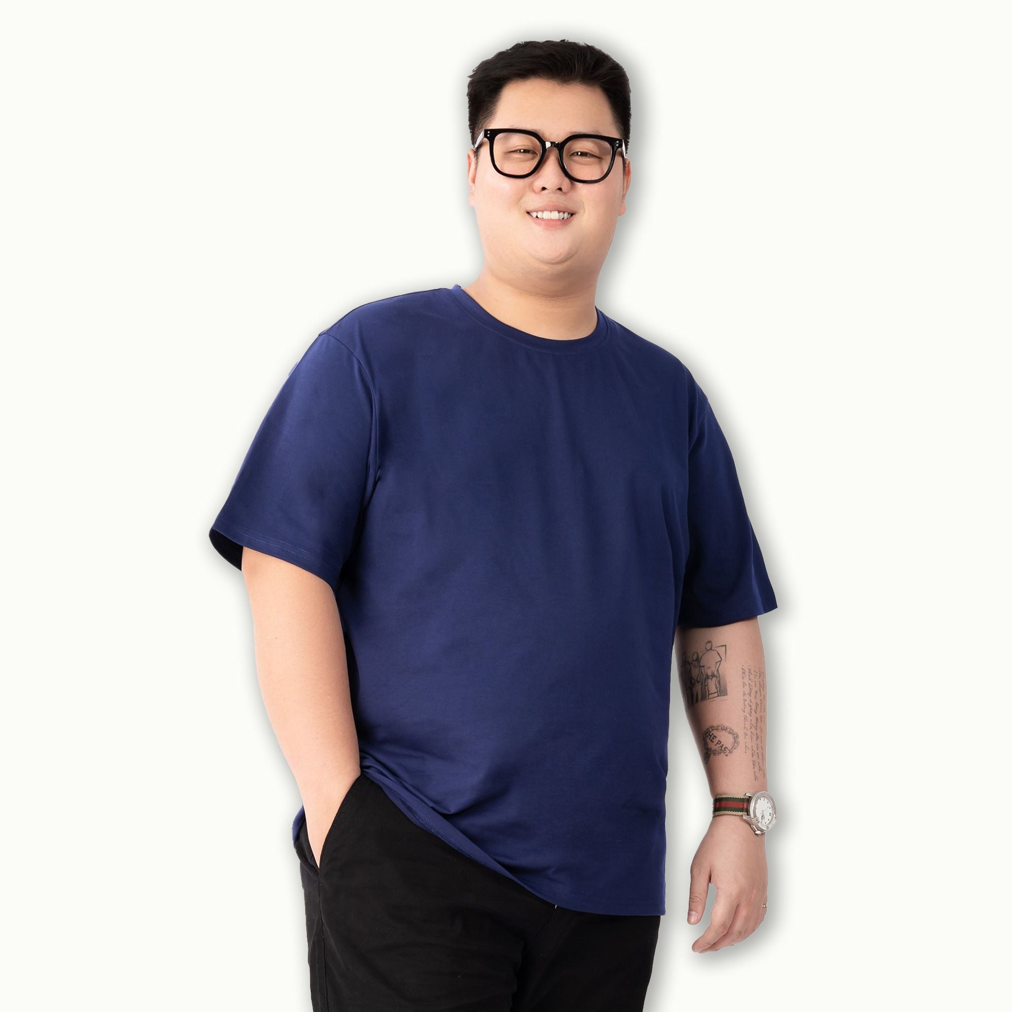 Áo Thun Trơn Basic Big Size Nam