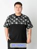 Áo Thun Đen Big Size Nam In Caro