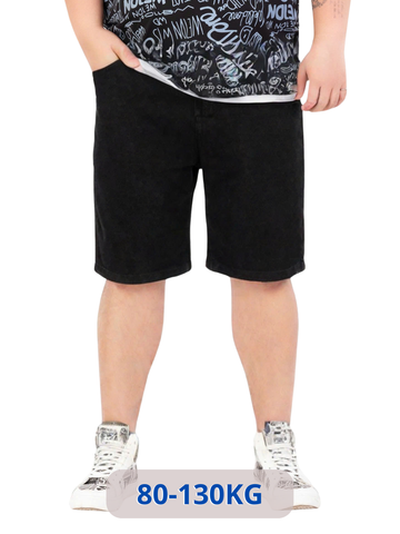 Quần Short Jean Đen Xám Big Size Nam