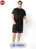 Bộ Đồ Thun Đen Viền Big Size Nam