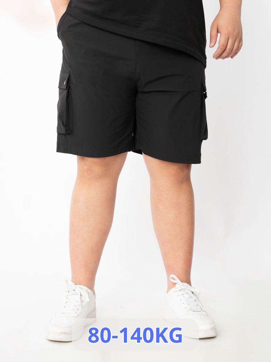 Quần Short Gió Đen Big Size Nam Túi Hộp