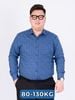 Áo Sơ Mi Xanh Dài Tay Big Size Nam