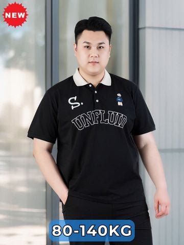 Áo Polo Đen A7 Big Size Nam