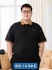 Áo Polo Đen Big Size Nam Cổ Vàng
