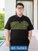 Áo Polo Đen Big Size Nam Phối Màu Rêu