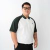 Áo Polo Trắng Tay Xanh Big Size Nam