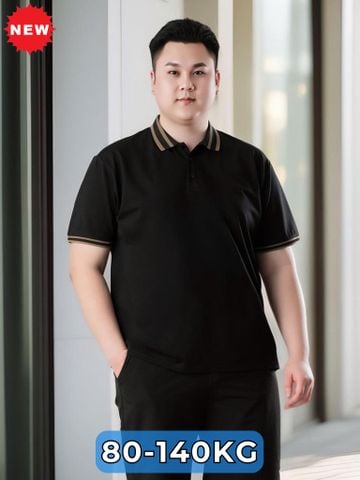 Áo Polo Viền Nâu Big Size Nam