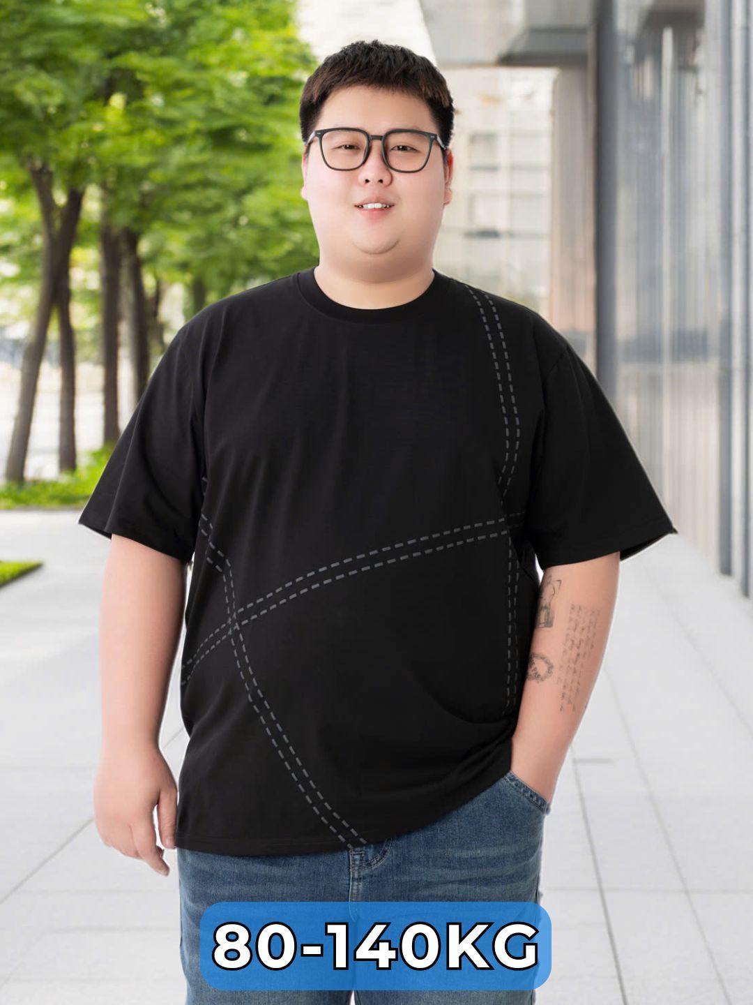 Áo Thun Đen B1 Big Size Nam
