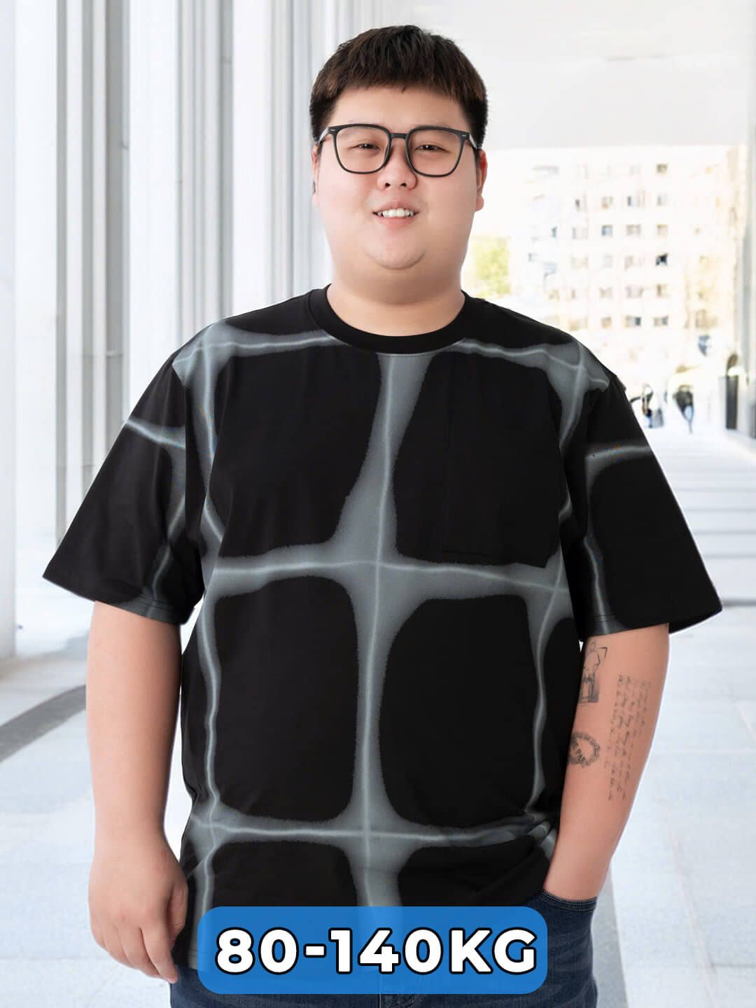 Áo Thun Đen B8 Big Size Nam