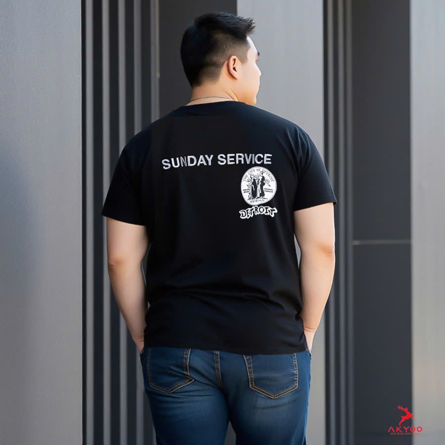 Áo Thun Đen C7 Big Size Nam