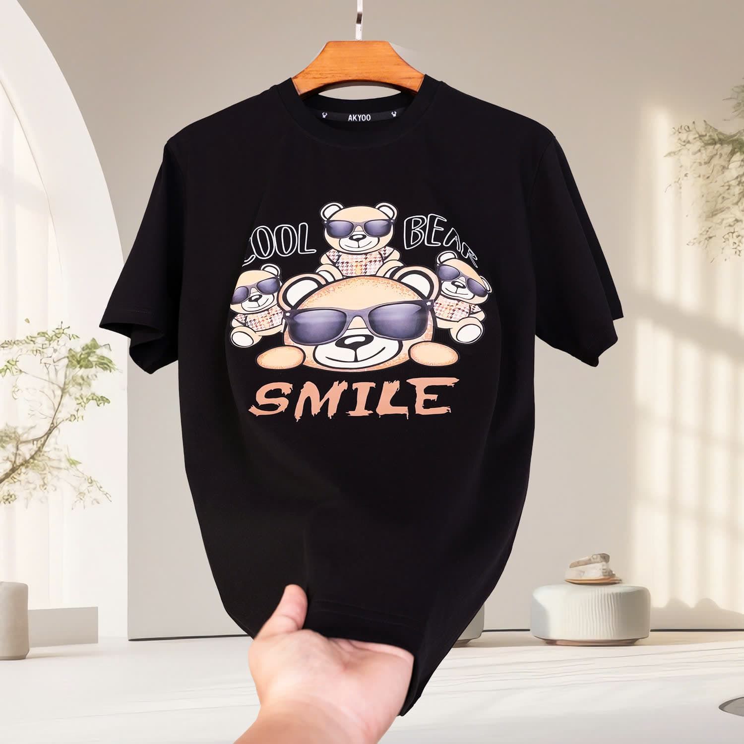 Áo Thun In Gấu Big Size Nam