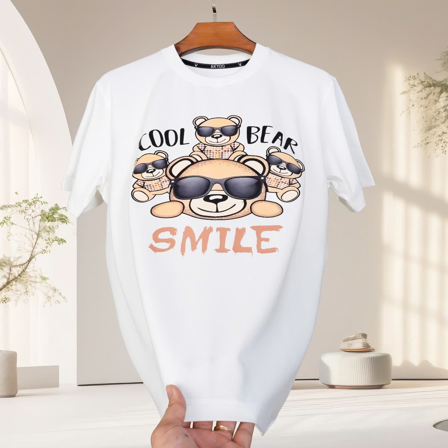 Áo Thun In Gấu Big Size Nam