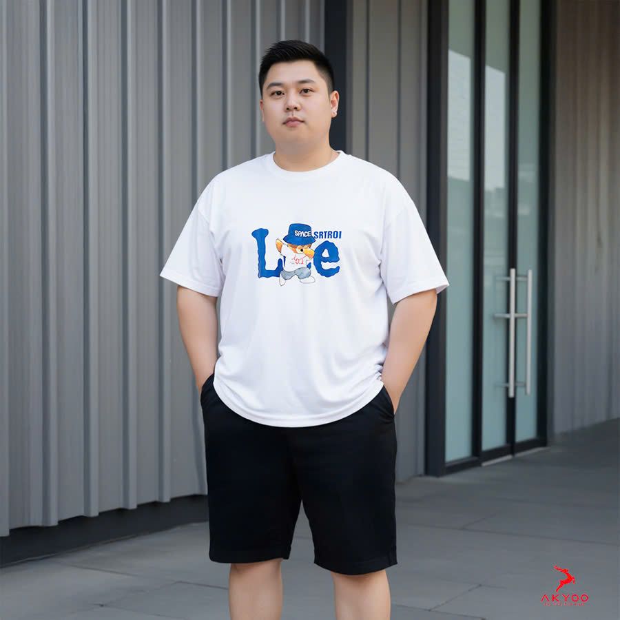 Áo Thun Trắng B2 Big Size Nam