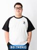 Áo Thun Trắng Tay Đen Big Size Nam
