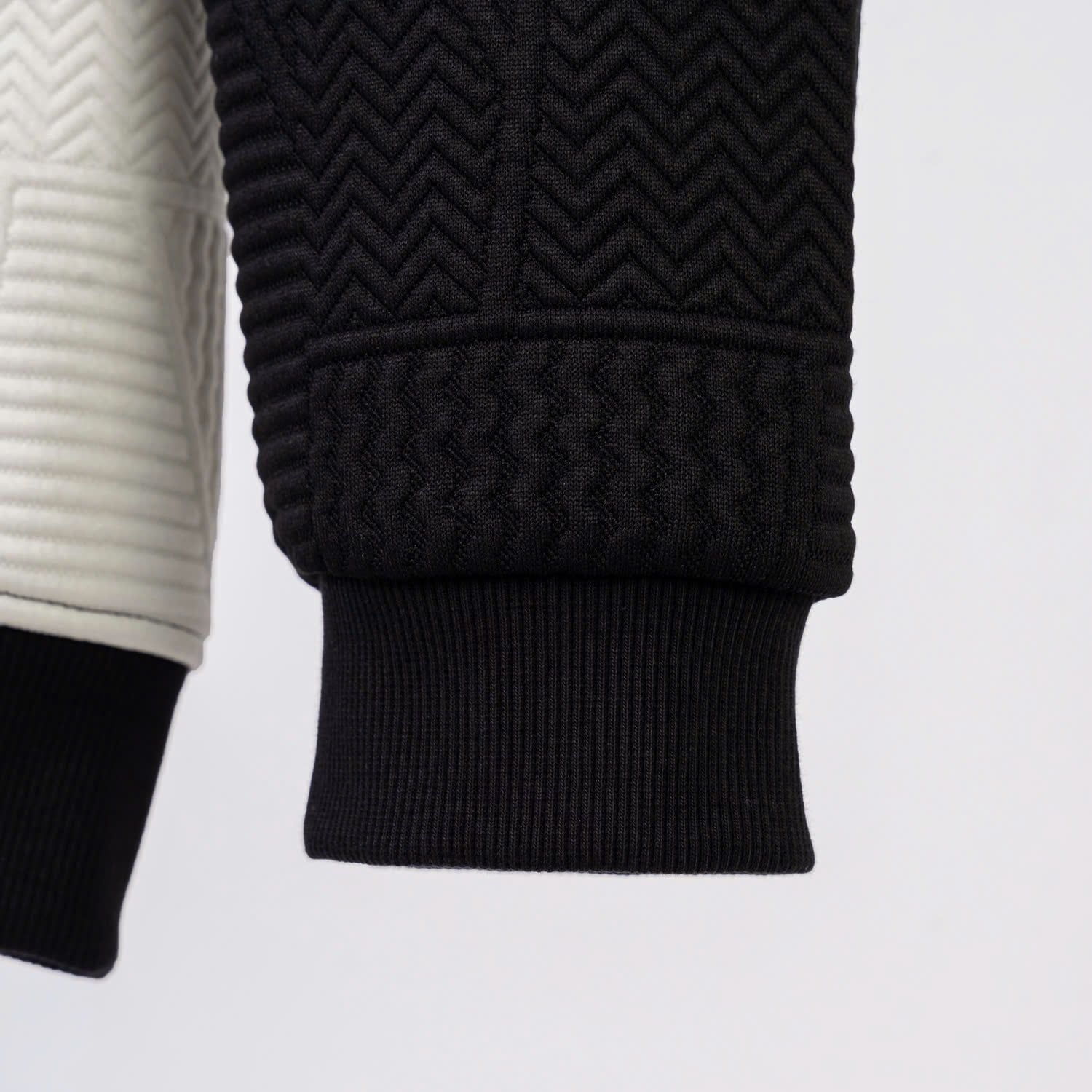 Áo Khoác Nỉ Đen Trắng Big Size Nam