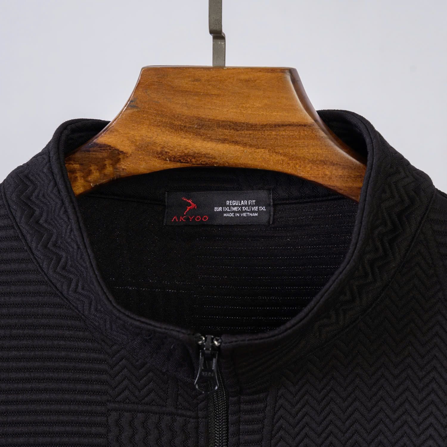 Áo Khoác Nỉ Đen Trắng Big Size Nam