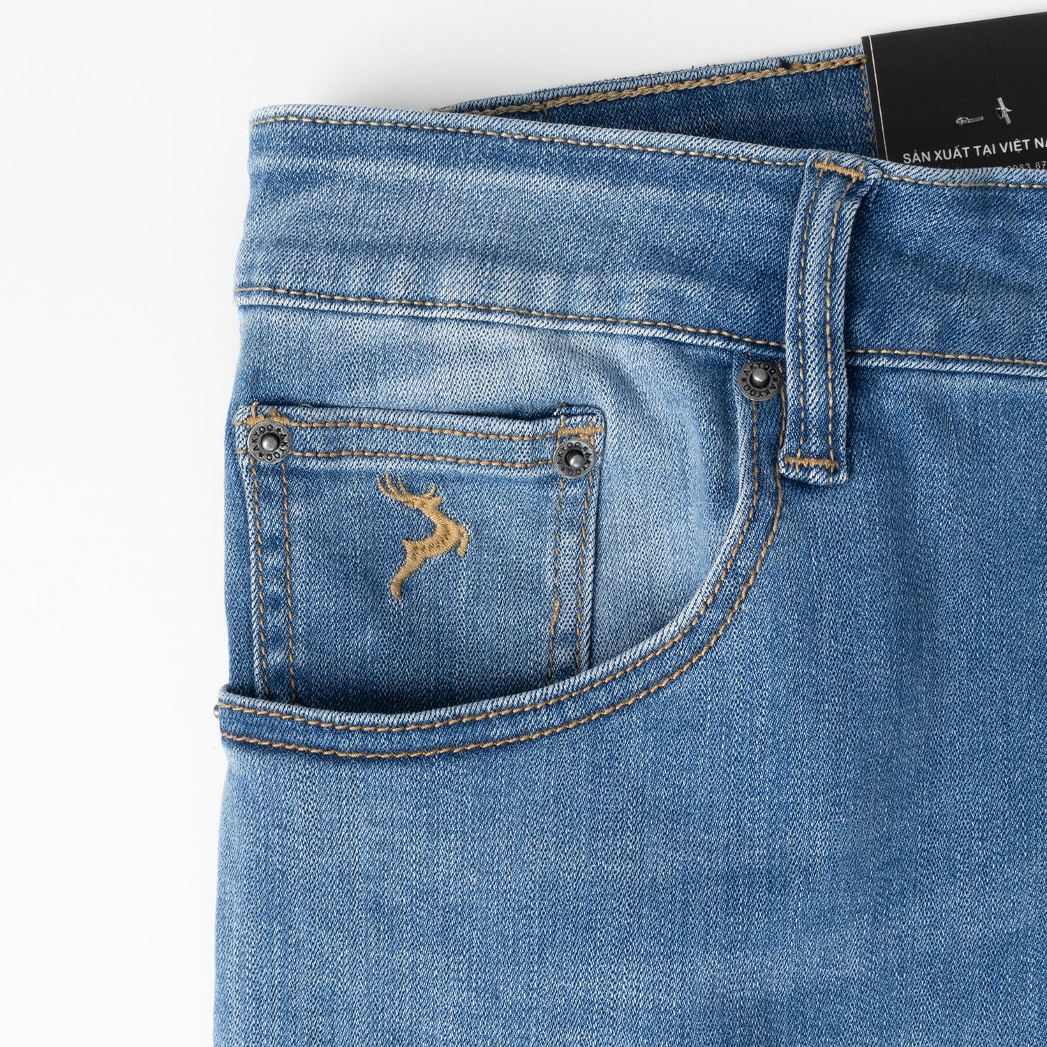 Quần Jean Xanh bigsize nam - QJ A2