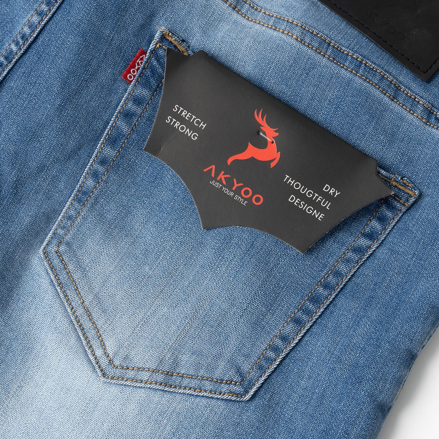 Quần Jean Xanh bigsize nam - QJ A2