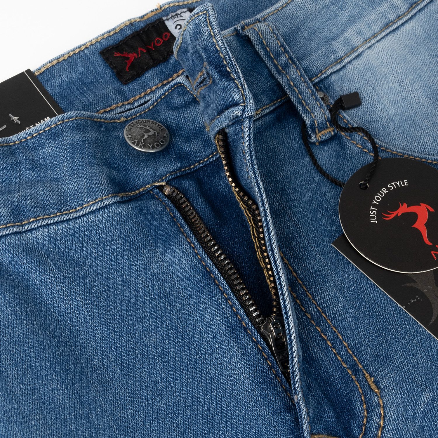 Quần Jean Xanh bigsize nam - QJ A2