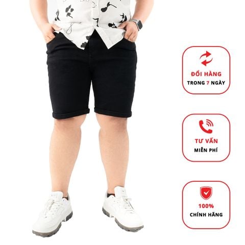 Quần Short Jean Nam Big Size 80-140kg Dễ Phối Đồ, Dễ Mặc-SJA7