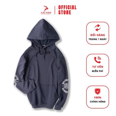 Áo Hoodie Họa Tiết In Nhiệt Ở Tay Bigsize- AN B4