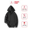 Áo Hoodie Đen Trơn 2 Lớp Nỉ Da Cá Siêu Ấm Bigsize- AN B7