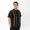 Áo Polo Đen Kẻ Vàng Big Size Nam