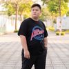 NEW T-SHIRT AKYOO- Áo Thun Đen Họa Tiết Đỏ Big size 80-140kg